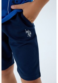 Resim U.s. Polo Assn. Erkek Çocuk Mavi Bermuda Takım Mavi 