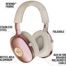 Resim Dora Shopping Marley Positive Vibration Xl Anc Kulaklık: Kulak Üstü Kablosuz Aktif Gürültü Engelleyici Bluetooth K 