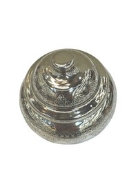 Resim Salkım Desenli Bakır Şekerlik, Gümüş Gümüş 