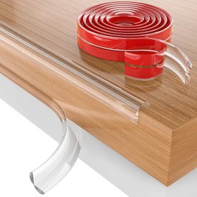 Resim 201.17cm Kalınlaştırılmış Silikon Kenar Koruyucu - Güçlü Ön Yapıştırıcı, Dolaplar, Masalar ve Çekmeceler için Yumuşak Köşe Koruyucu, Güvenlik Dolap Kapısı Koruyucu, Aile Güvenliği Kenar Koruyucu 