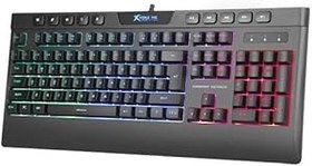 Resim UnDePlus RGB Işıklı Oyuncu Klavyesi Xtrike Me KB-508 Siyah 