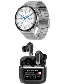 Resim Carmenta GTT 2 NFC Akıllı Saat + BT PRO 2. Nesil Bluetooth Kulaklık - 2'li Teknoloji Paketi 