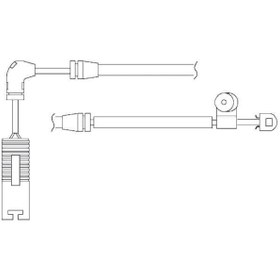 Resim DELPHI LZ0180 Fren İkaz Kablosu Ön Bmw X3 12/03 