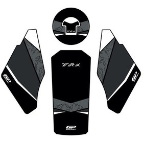 Resim Gp Kompozit Benelli Trk 502 / 502x 2018-2024 Uyumlu Tank Pad Siyah 