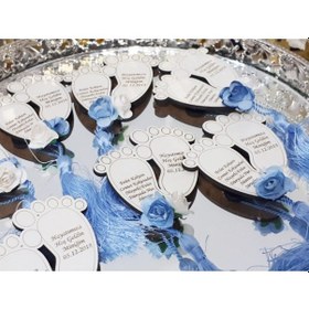 Resim Ahşap Ayak Bebek Şekeri 20 Adet 