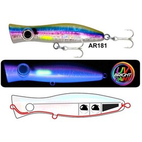 Resim Blitz Popper 105mm 30gr Su Üstü Maket Balık Ar181 