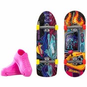 Resim Hot Wheels Skate Retro Temalı İkili Parmak Kaykay ve Ayakkabı Paketleri HXL17-HXL21 
