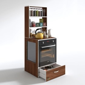 Resim Kenzlife ankastre fırın dolabı gönül cvz 165*60*56 mutfak çekmeceli 