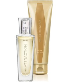 Resim Avon Attraction Kadın Parfüm EDP 30 ML + Attraction Vücut Losyonu 125 ML 