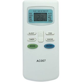 Resim Sunny Klima Uzaktan Kumanda Ac007 