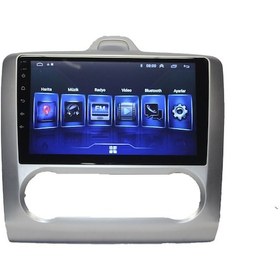 Resim Ford Focus 2 Yuvarlak Digital 2006 / 20011 9 İnç 8-64 Pro Model Qled Ekran 9" 