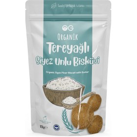 Resim Organik Tereyağlı Siyez Unlu Bisküvi 100gr 