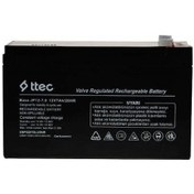 Resim Ttec 12 Volt 7A Akü - 12V 7 Ah Kuru Base Akü Ağustos 2024 Üretimi 