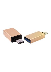 Resim Usb 3.1 Type-c Otg Çevirici Metal Aparat 