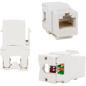 Resim HqSpeed Keystone Cat6 Jack Patch Panel İçin (50 Adet) 