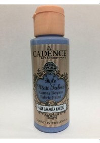 Resim Cadence Style Matt Fabric Kumaş Boyası F-618 Lavanta Mavisi 