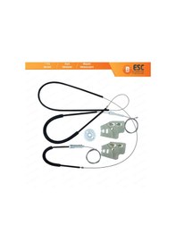 Resim BMW 3 Seri E46 1998-2001 4/5 Kapı İçin Ön Sağ Kapı Cam Kriko Seti 