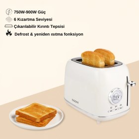 Resim Yasomi YK-688T Retro İki Dilim Ekmek Kızartma Makinesi 