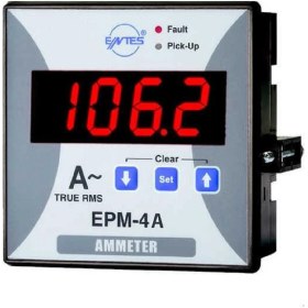 Resim Entes EPM-4A-96 ,96X96MM 220VAC 1-Faz Dijital Ampermetre 