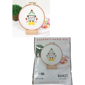 Resim Nakış Kitleri Kasnaklı 8.6 X 6 cm Robot 