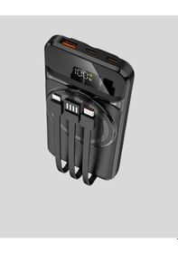 Resim 10000 Mah Kablosuz Hızlı Şarj Destekli Powerbank 15w, Pd20w, Ty renkli 