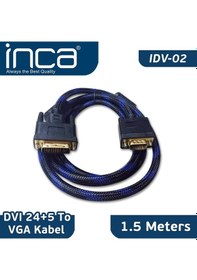 Resim Inca Idv-02 1.5mt DVI 24+5 To Vga Çevirici Kablo 