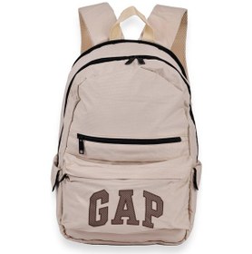 Resim Gap Çift Bölme Sırt Çantası Krem 12851 Krem - Krem 