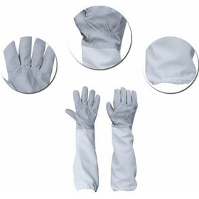 Resim Tongxida Arıçılık 4'lü Set: Yarı Vücut Arı Giysisi, Eldiven, Çerçeve Tutucu, Arı Fırçası - Yeni Başlayanlar İçin Pratik Zanaat Beyaz 