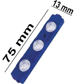 Resim ŞANLED 3 Ledli Parmak Led Modül 1.5W 2835 Smd Mercekli Beyaz,gün Işığı,mavi,kırmızı,yeşil,amber 12V 