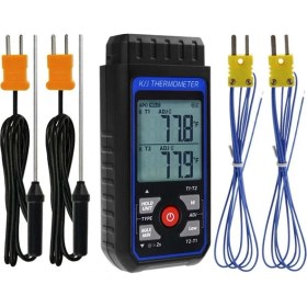 Resim Explosion1 Termokupl Termometre Dijital K Tipi Termometre 4 Termokuplalı -328-2500 ℉ Ölçüm Aralığı Hvac Termometresi (Yurt Dışından) 