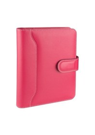Resim Organizer Ajanda Tarihsiz Kareli 17x22 CM - Fuşya 