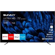 Resim SN75LEDB252 75" 190 Ekran Uydu Alıcılı 4K Ultra HD WebOS Smart LED TV Sunny