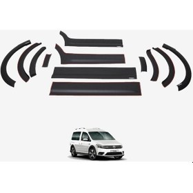 Resim Volkswagen Caddy 2015-2020 Dodik Set 12 Parça Kısa Şase Sol Sürgü 