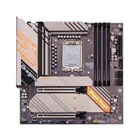 Resim Dragos Dragmode B760M D4Pro Sata,M2 Ddr4 4000MHz Usb3.2 Dp Hdmi Ses 2.5GbE Lan 1700P ATX Anakart 