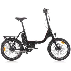 Resim Carraro E-FLEXI KATLANIR BİSİKLET 460H HD 20 JANT NEX.8 VİTES MAT SİYAH KIRMIZI GRİ 