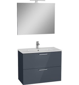 Resim VitrA VitrA Mia 80 Cm Antrasit Çekmeceli Banyo Dolabı Takımı 75100 Antrasit 