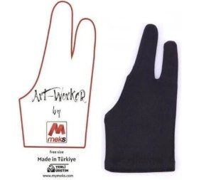 Resim Meks Art-Worker Ressam Sanatçı Grafiker Mimar Mühendis Öğretmen Için El ve Grafik Tablet Çizim Eldiveni 