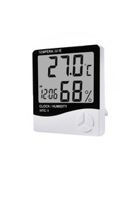 Resim Dijital Termometre Sıcaklık Ve Nem Ölçer Masa Saati -al4562 