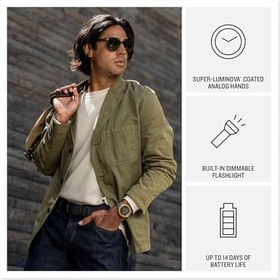 Resim Garmin Instinct Crossover AMOLED, Analog Saat Eller ve Parlak AMOLED Ekranlı Sağlam Hibrit GPS Akıllı Saat, Kakao Silikon Bantlı Bronz/Sunburst 