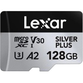 Resim Lexar 128GB Lexar LMSSIPL128G-BNANG Hıgh-Performance Sılver Plus Mıcrosdxc Uhs-I Up To 205MB/S Read 150MB/S Wrıte C10 A2 V30 