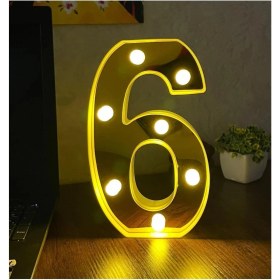 Resim Büyük Boy LED Işıklı 3D Rakam Sayı Doğum Günü Kutlama Organizasyon Işıklı Sayı 