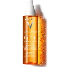 Resim Vichy Capital Soleil Cell Protect Oil Güneş Koruyucu Yağ SPF50+ 200ml 