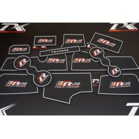 Resim Volkswagen Touareg Dk Tuning Volkswagen Vw Touareg R Line 2019 Model Araç Içi Kaymaz Ped Kaplama Seti 