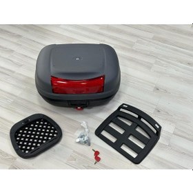 Resim First Bag 48 Litre Motosiklet Çantası Nardo Gri 