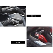 Resim Ximistore9 Ford Ranger Everest 2015+ İçin Karbon Fiber Kırmızı Silecek Kolu Kapağı 