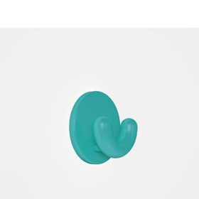 Resim Smilee Turkuaz Ahşap Çocuk Odası Askılık 15 x 9 cm 