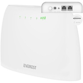 Resim Everest Ewr-4g03 4g Lte Wi-fi Router Sım Kart Girişli 300 Mbps 2.4ghz Wan/lan Portlu Kablosuz Yönlendirici 