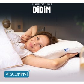 Resim Viscomavi Didim Tombul Klasik Visco Yastık 