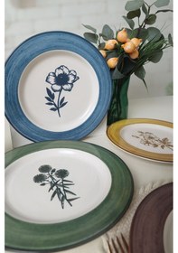 Resim Keramika Floral Essence Servis Tabağı 28 Cm 4 Adet 22889-91-92 Çok Renkli 