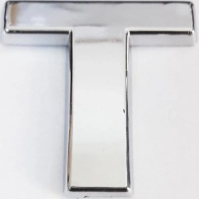 Resim Cemax T Harfi 3,75 cm Krom Yapışkanlı 